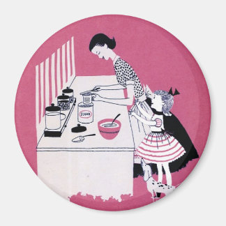 Retro 1950's Baking Magnet