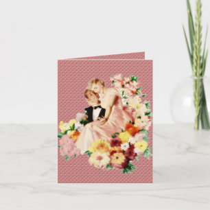 Retro 1950s Couple V2 Card