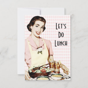 Retro 1950s Luncheon V2 Invitation