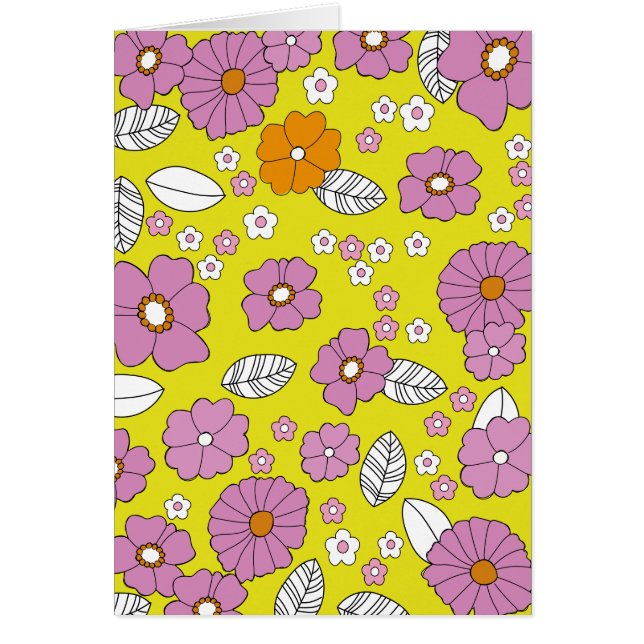 Retro 1960 Flowers (Front)