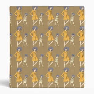 Retro 1960s Fashion Binder