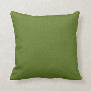 Retro 1965 Avocado Green Throw Pillow