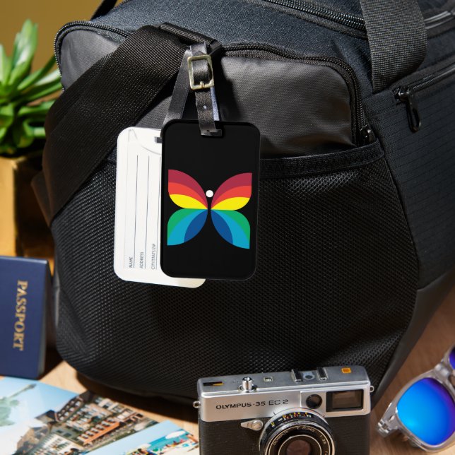 Retro 1966-1974 luggage tag (Front & Back)