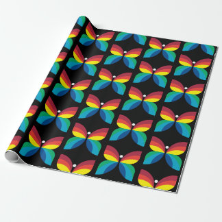 Retro 1966-1974 wrapping paper