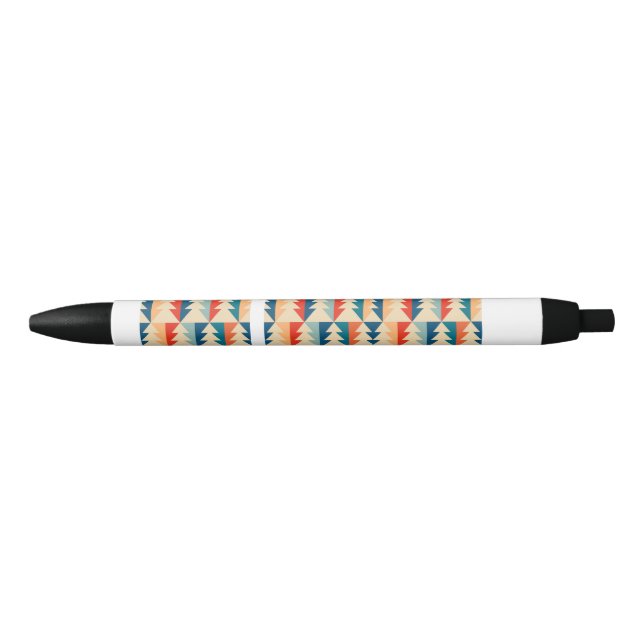 RETRO 1970S FUNKY GROOVY LAMP SHADE BLACK INK PEN (Front)