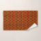 Retro 1970s Orange Red Abstract Pattern Room 237