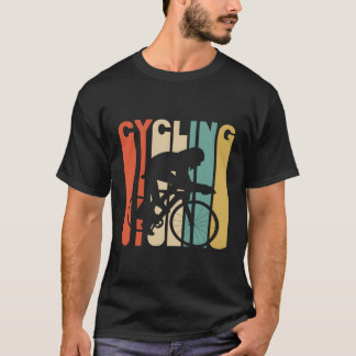 Retro 1970'S Style Cycling Cyclist Biking Sports T-Shirt