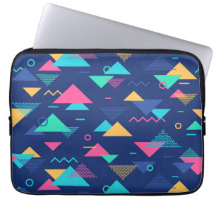 Retro 1980's Pattern Laptop Sleeve