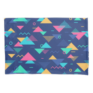 Retro 1980's Pattern Pillowcase