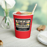 Retro 20th 30th 40th 50th 60th 70th Birthday Party Paper Cups<br><div class="desc">Retro 20th 30th 40th 50th 60th 70th Birthday Party Paper Cups</div>