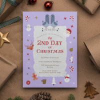 Retro 2nd Day of Christmas Belated Christmas Party