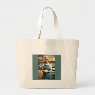 Retro 40s-Inspired Tote Bag