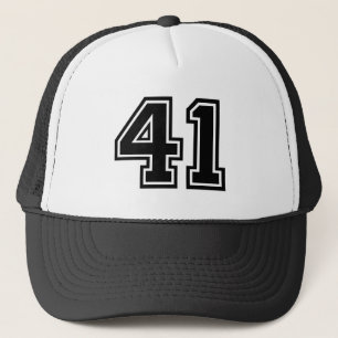 Retro 41st Birthday Party Trucker Hat