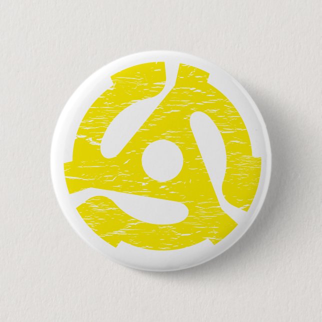 Retro 45 RPM 2 Inch Round Button (Front)