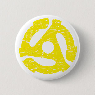 Retro 45 RPM 2 Inch Round Button