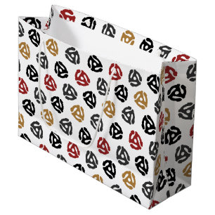 Retro 45 RPM Vinyl Record Adapter Gift Bag – Vinta