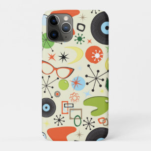 Retro 50's 60's Vintage Fashion Pattern iPhone 11 Pro Case