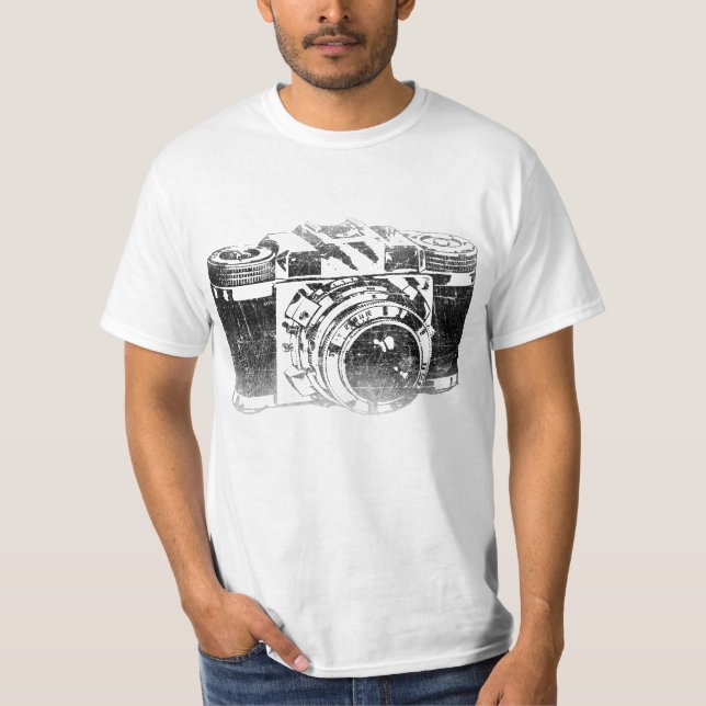 Retro 50's camera T-Shirt (Front)