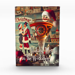 Retro 50s Cocktail Making Merry Christmas Workshop Photo Block