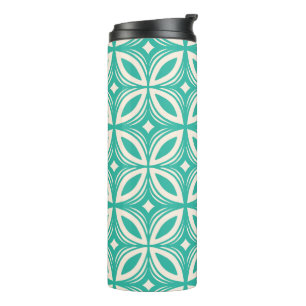 Retro 50s Hawaiian pattern Thermal Tumbler