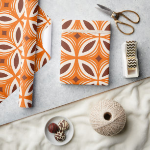 Retro 50s Hawaiian pattern Wrapping Paper