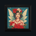 Retro 50s Tropical Christmas Pin-Up Beauty Queen Gift Box<br><div class="desc">A Collection of Tropical Christmas Beauties</div>