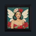 Retro 50s Tropical Christmas Pin-Up Starlet Gift Box<br><div class="desc">A Collection of Tropical Christmas Beauties</div>
