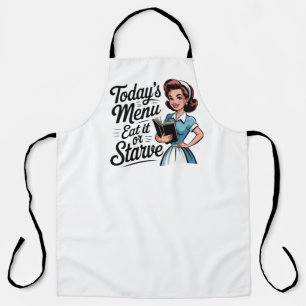 Retro 50s Waitress – Funny Vintage Kitchen Apron