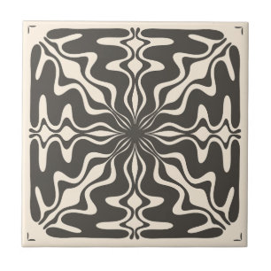 Retro 60s 70s California Nouveau Spanish  Tile