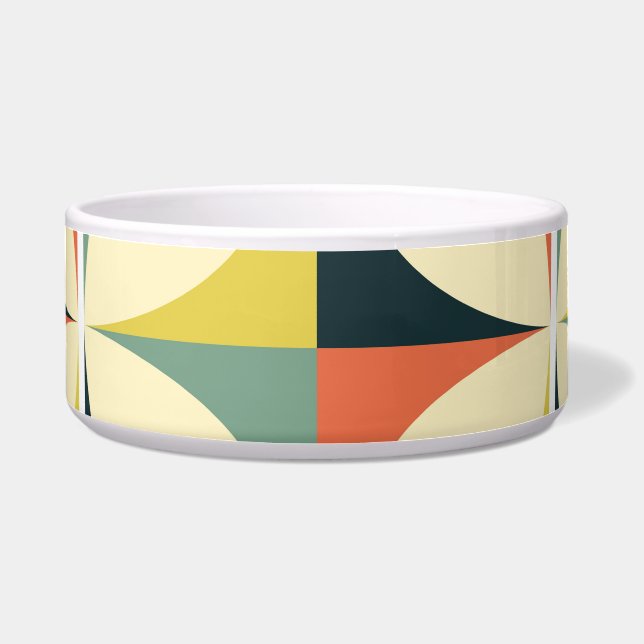 Retro 60's 70's geometric pattern. (Front)