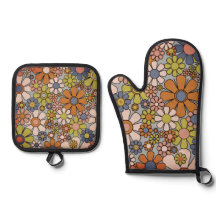 Retro 60s 70s Groovy Floral