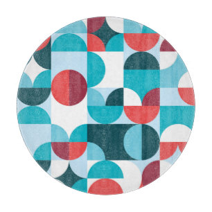 Retro 60's 70's minimalist pattern cutting board