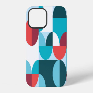 Retro 60's 70's minimalist pattern iPhone 12 case