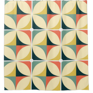 Retro 60's and 70's retro seamless pattern, vintag