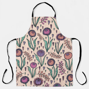 Retro 60s Floral: Home Decor Pattern Apron