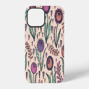 Retro 60s Floral: Home Decor Pattern iPhone 12 Case