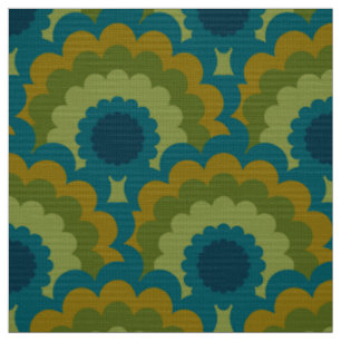Retro 60s les années 70 tissu Mod motif de pétoncl