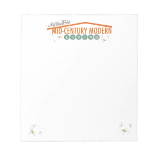 Retro 60s Mid-Century Modern Notepad