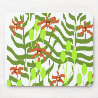 Retro 60's Orange/Green Mousepad