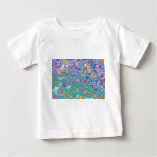 Retro 60s Peaceful Ocean Waves Apparel Gifts Baby T-Shirt