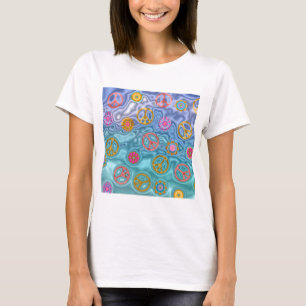Retro 60s Peaceful Ocean Waves Apparel Gifts T-Shirt