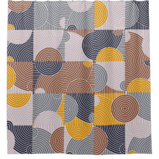 Retro 60s Tiles: Colourful Geometric Pattern