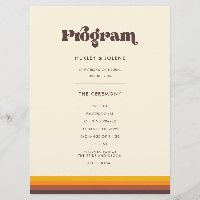 Retro 60s vintage colours program (Front)