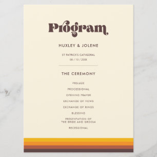 Retro 60s vintage colours program