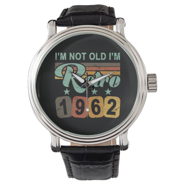 Retro 60th Birthday 1962 Watch (Front)