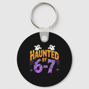 Retro 67 Halloween Haunted Spooky Six Seven 67 Hal Keychain
