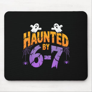 Retro 67 Halloween Haunted Spooky Six Seven 67 Hal Mouse Pad