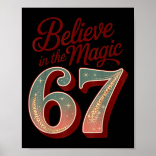 Retro 67 Magic Christmas – Believe In Magic Poster