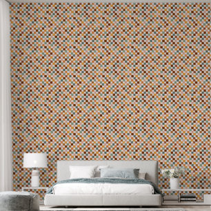 Retro 70s 60s Pattern Wallpaper