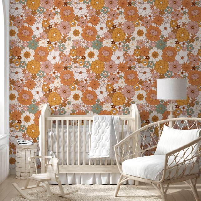 Retro 70s 60s Pattern Wallpaper (Kids)